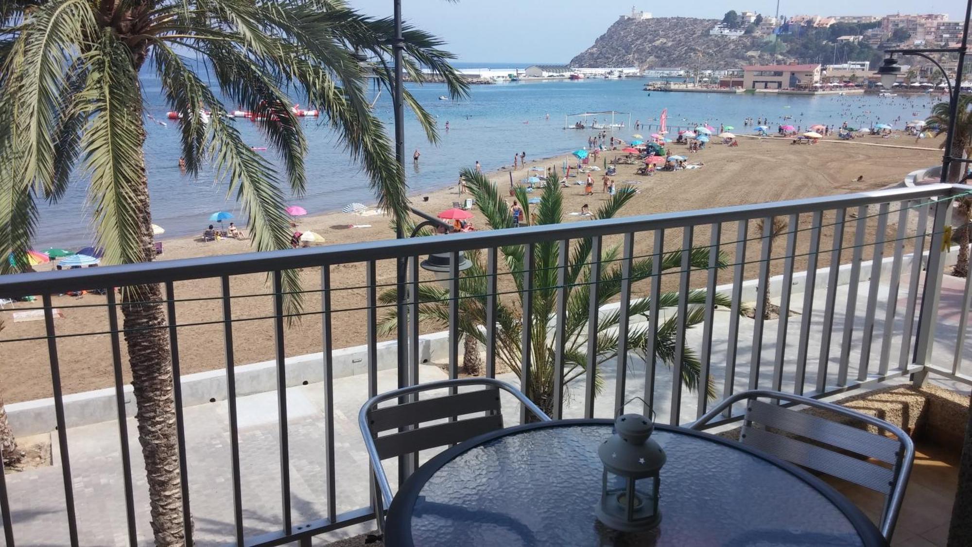 Bahia Mazarron Apartamento En Primera Linea Playa El Puerto de Mazarrón Zewnętrze zdjęcie